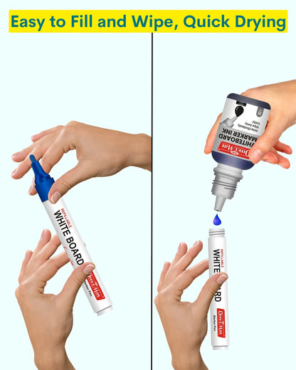 Whiteboard Marker Refill Ink – 15 ml, Bright Colours, Eco-friendly