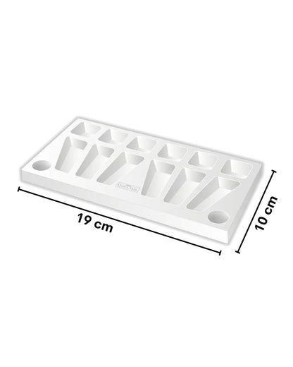 Color Mixing Palette (1pcs) Eco-Friendly, Variety of Wells, Easy to Clean