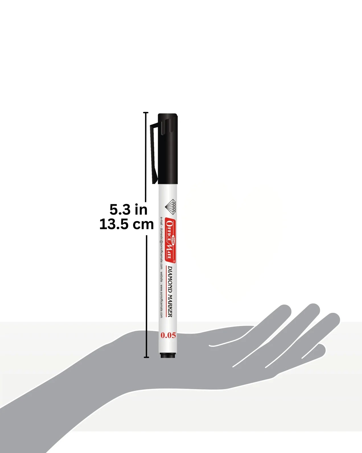 Diamond Marker (4pcs), Ultra-Fine 0.05 mm Tip for Precision Marking on Diamond & Glass, Permanent, Fade-Resistant, Smooth Application