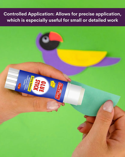 Glue stick - 15gm, Superior Adhesion, Quick-Drying for School, Office, Crafts, and Home Projects