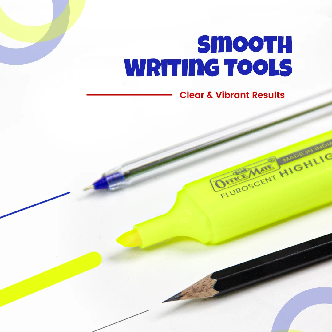 Stationery Kit @99, All-in-One Writing Kit, Ideal Gift for Kids, Students & Office Use