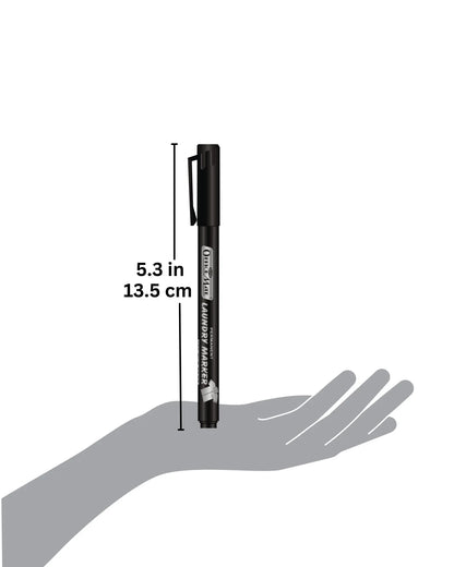Fine Tip Laundry Markers Pen (Pack of 4) – Permanent Ink, Non-Toxic, Fade-Resistant