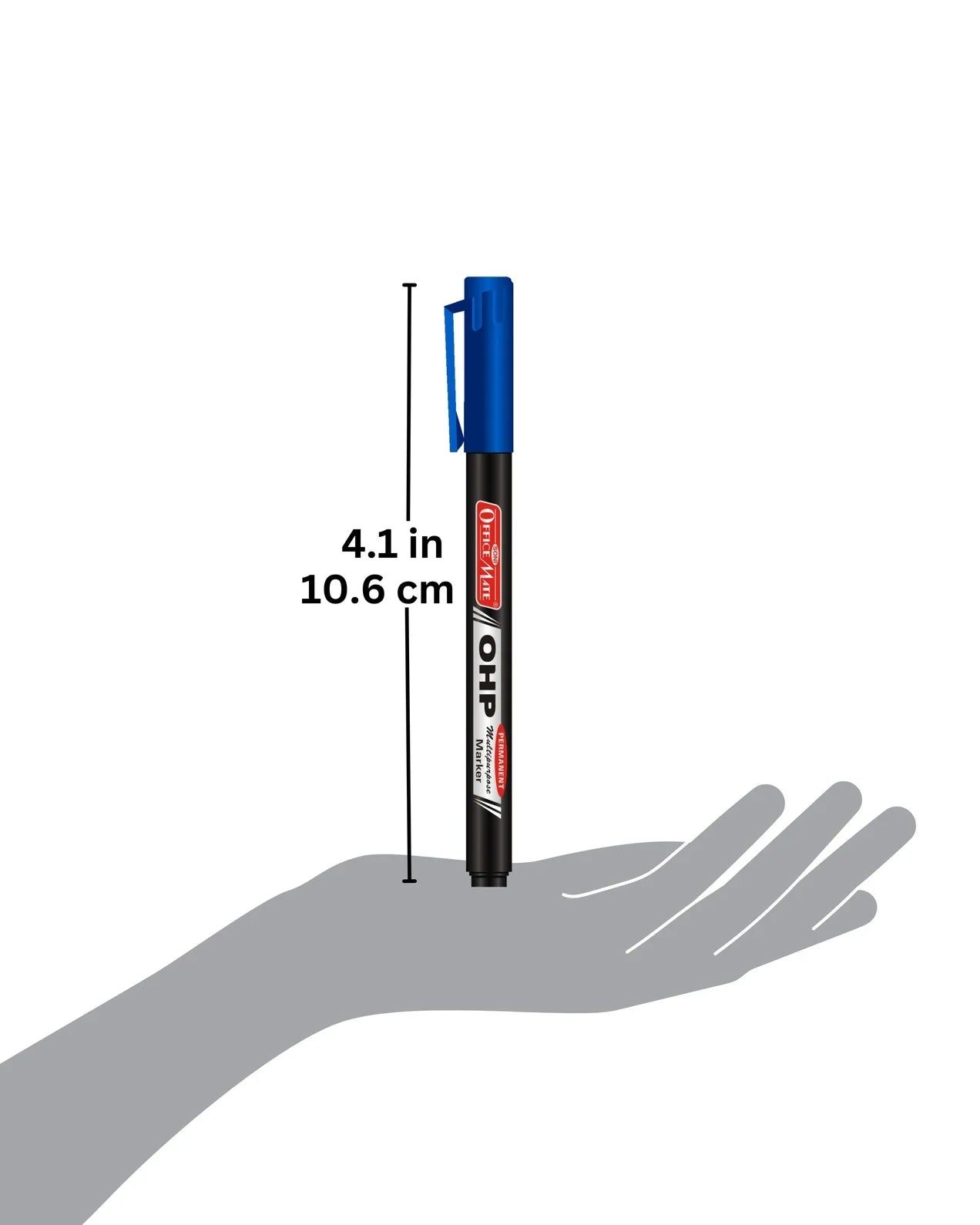 Permanent CD/DVD/OHP Markers (10pcs) – Quick Drying, Water Resistant