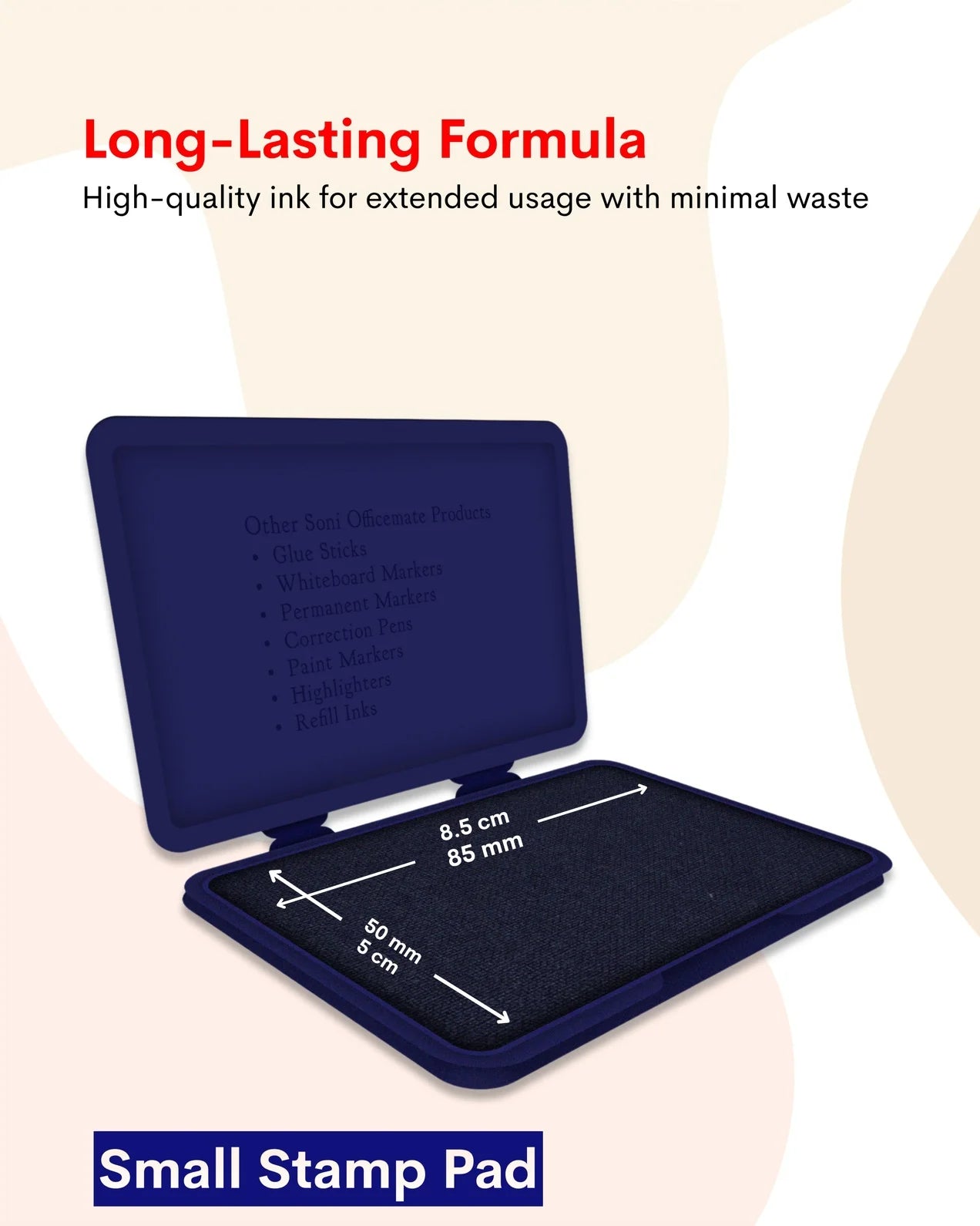 Stamp Pad - Violet, Long-Lasting Impressions, Quick-Drying Ink for Any Project