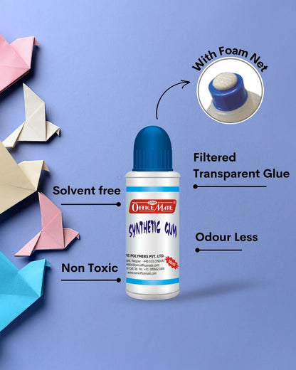 Synthetic Gum (50ml) – Pack of 4, Quick-Drying, Transparent & Multi-Purpose Adhesive
