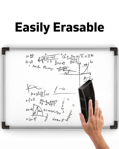 Whiteboard Duster with 2 Marker Slots (Without Markers), Ultimate Convenience, Multipurpose