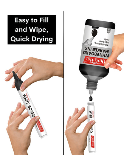 Whiteboard Marker Refill Ink - 500 ml (1pcs), Bright Colours, Eco-friendly