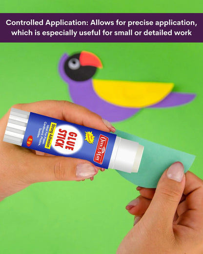 Glue Stick – 8gm, Superior Adhesion, Quick-Drying for School, Office, Crafts, and Home Projects