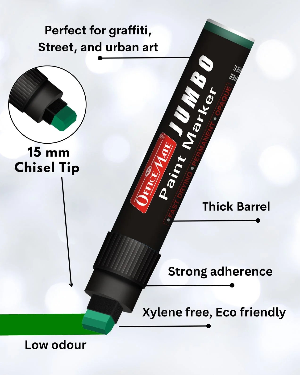 Jumbo Paint Marker (1pcs) – Wide Tip, Non-Toxic, Multi Surface Usage