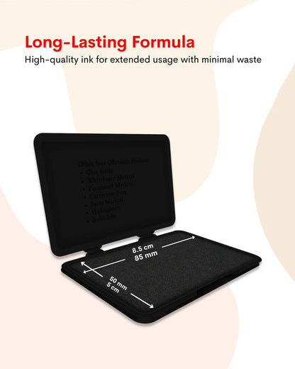 Stamp Pad Combo (4 Stamp Pads + 4 Inks), Long-Lasting Impressions, Quick-Drying Ink for Any Project