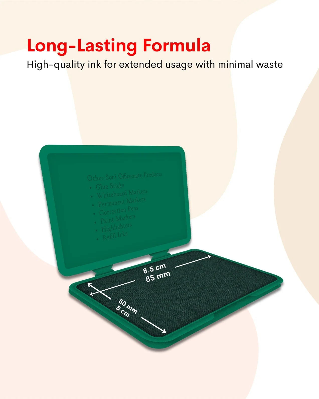 Stamp Pad Combo (4 Stamp Pads + 4 Inks), Long-Lasting Impressions, Quick-Drying Ink for Any Project