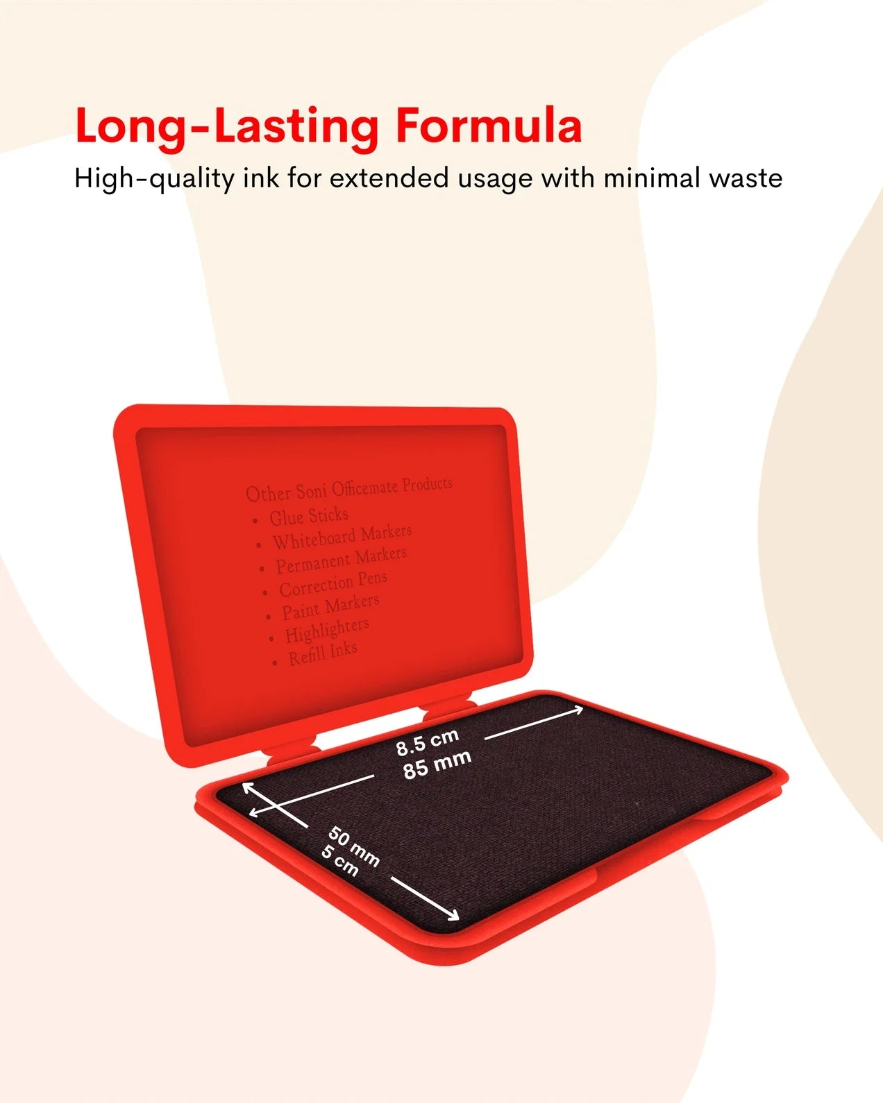 Stamp Pad Combo (4 Stamp Pads + 4 Inks), Long-Lasting Impressions, Quick-Drying Ink for Any Project