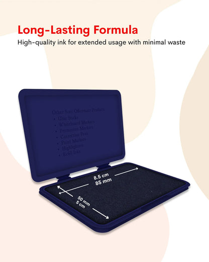 Stamp Pad Combo (4 Stamp Pads + 4 Inks), Long-Lasting Impressions, Quick-Drying Ink for Any Project