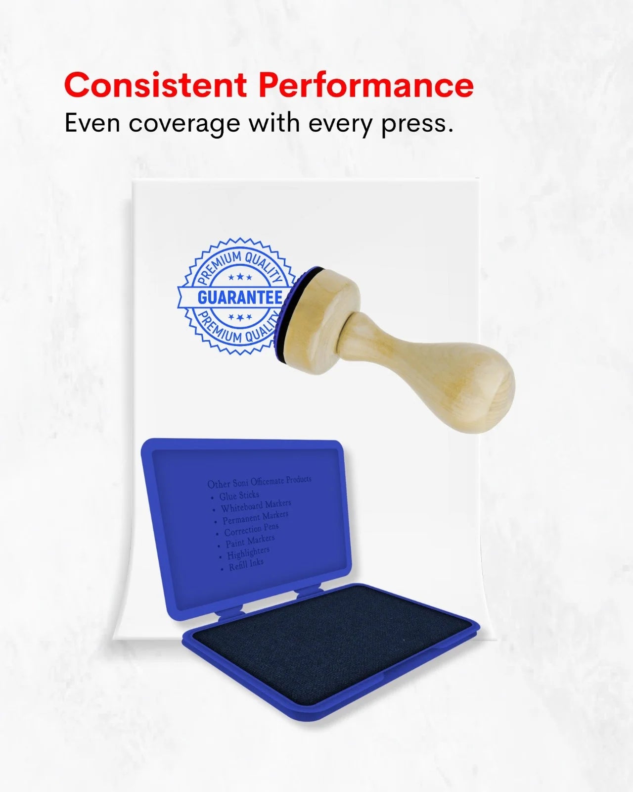 Stamp Pad Refill Ink - 500 ml, Long-Lasting Impressions, Quick-Drying Ink for Any Project