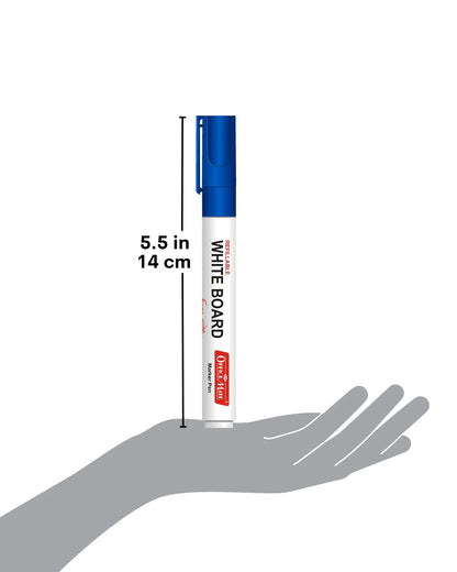 Whiteboard Combo (4 Whiteboard Markers + 4 Marker Inks) Vibrant Colours, Eco-friendly, Easy Wipe