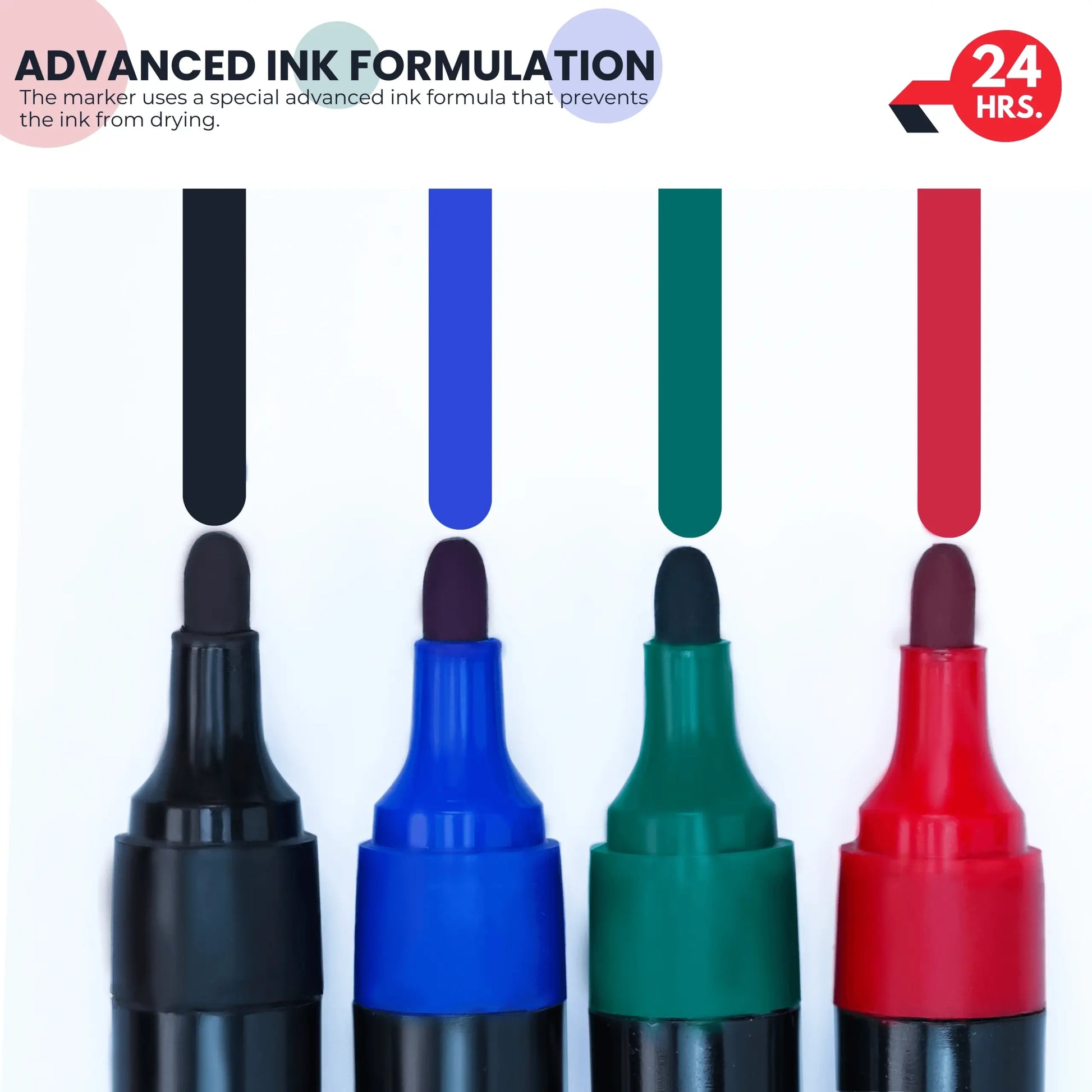 4. Permanent Marker – 10 pcs &#8211; Mix