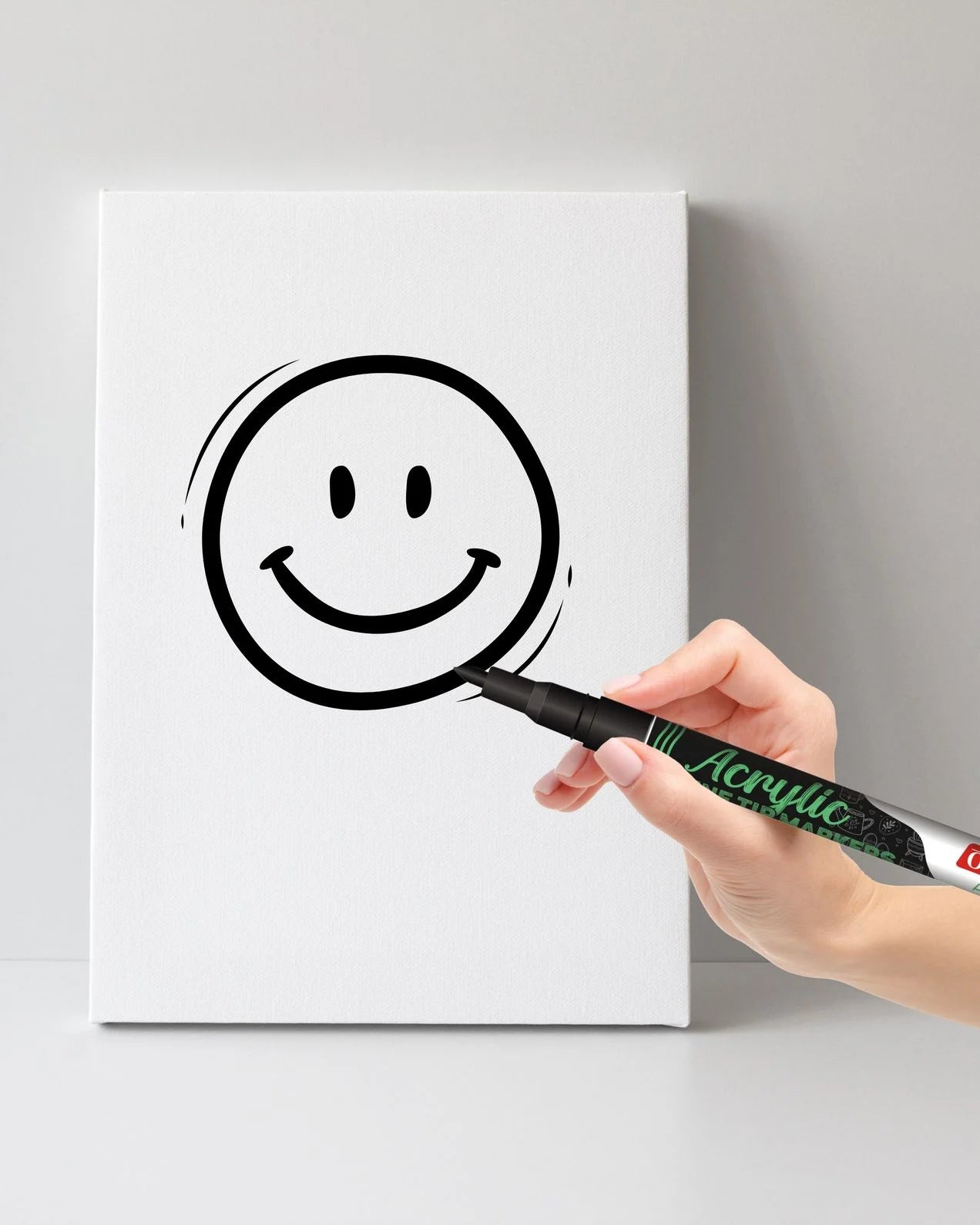 Fine Tip Acrylic Paint Markers – Water Based, Versatile Use