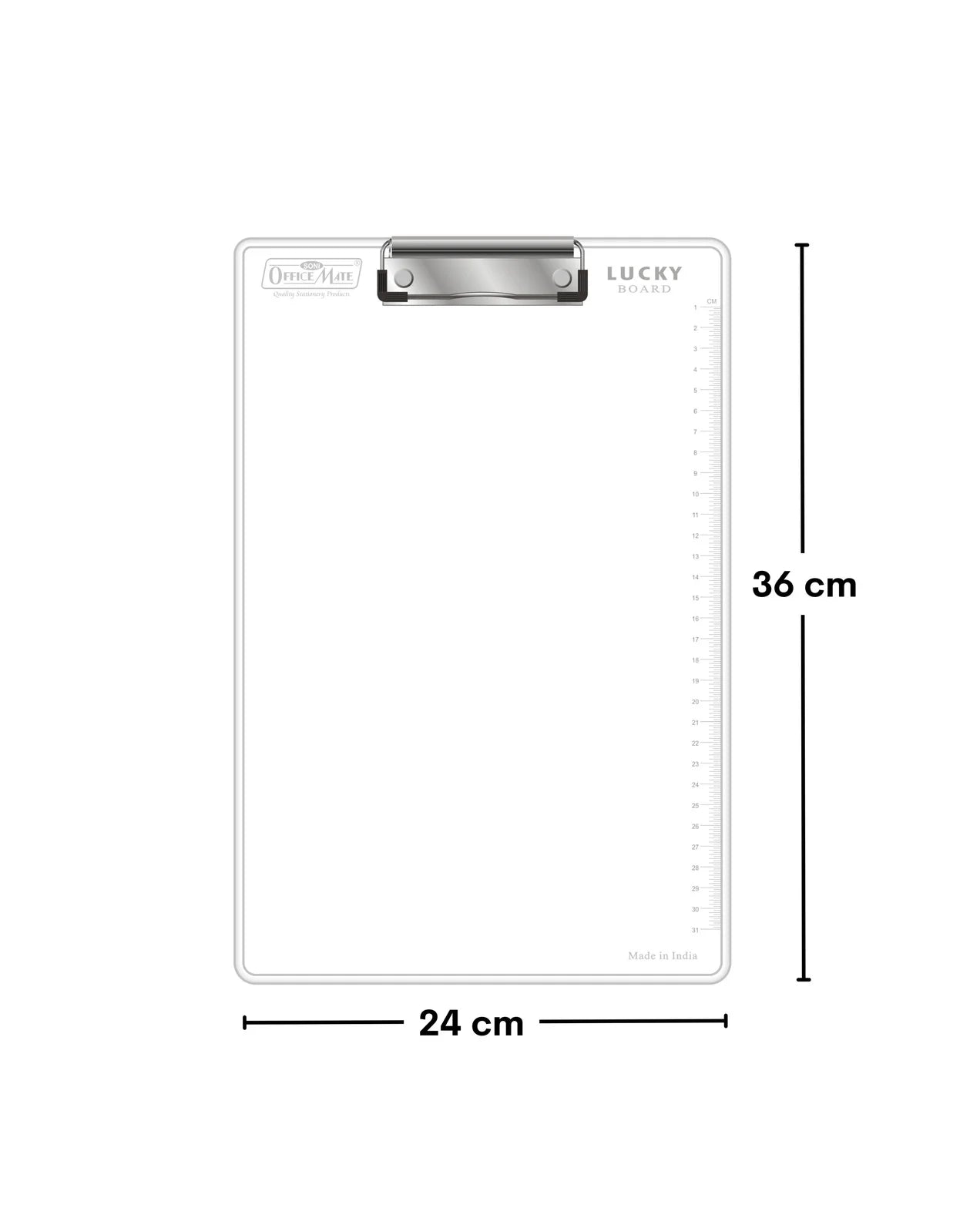 Topper’s Clear Exam Board (1pcs), Ultra Light, Sleek Design
