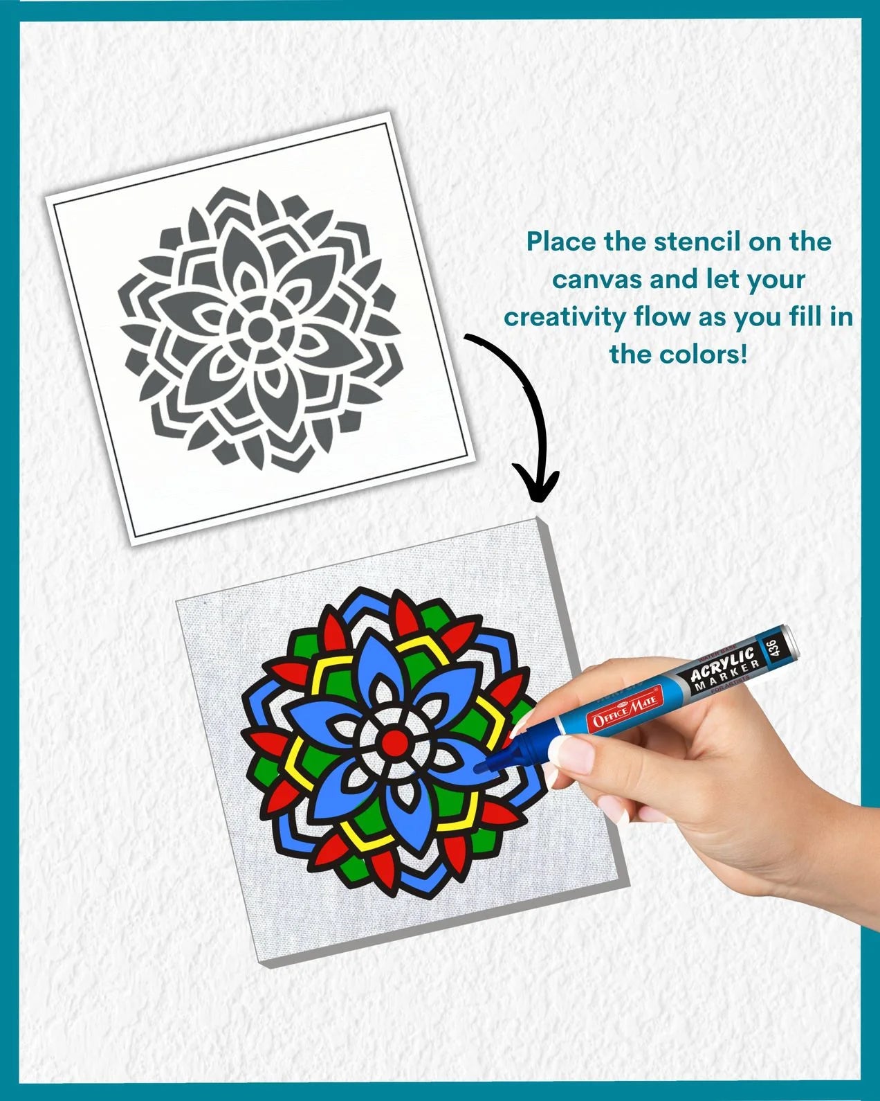 Canvas Creation Kit, Premium Quality, Ideal for Beginners and Professionals