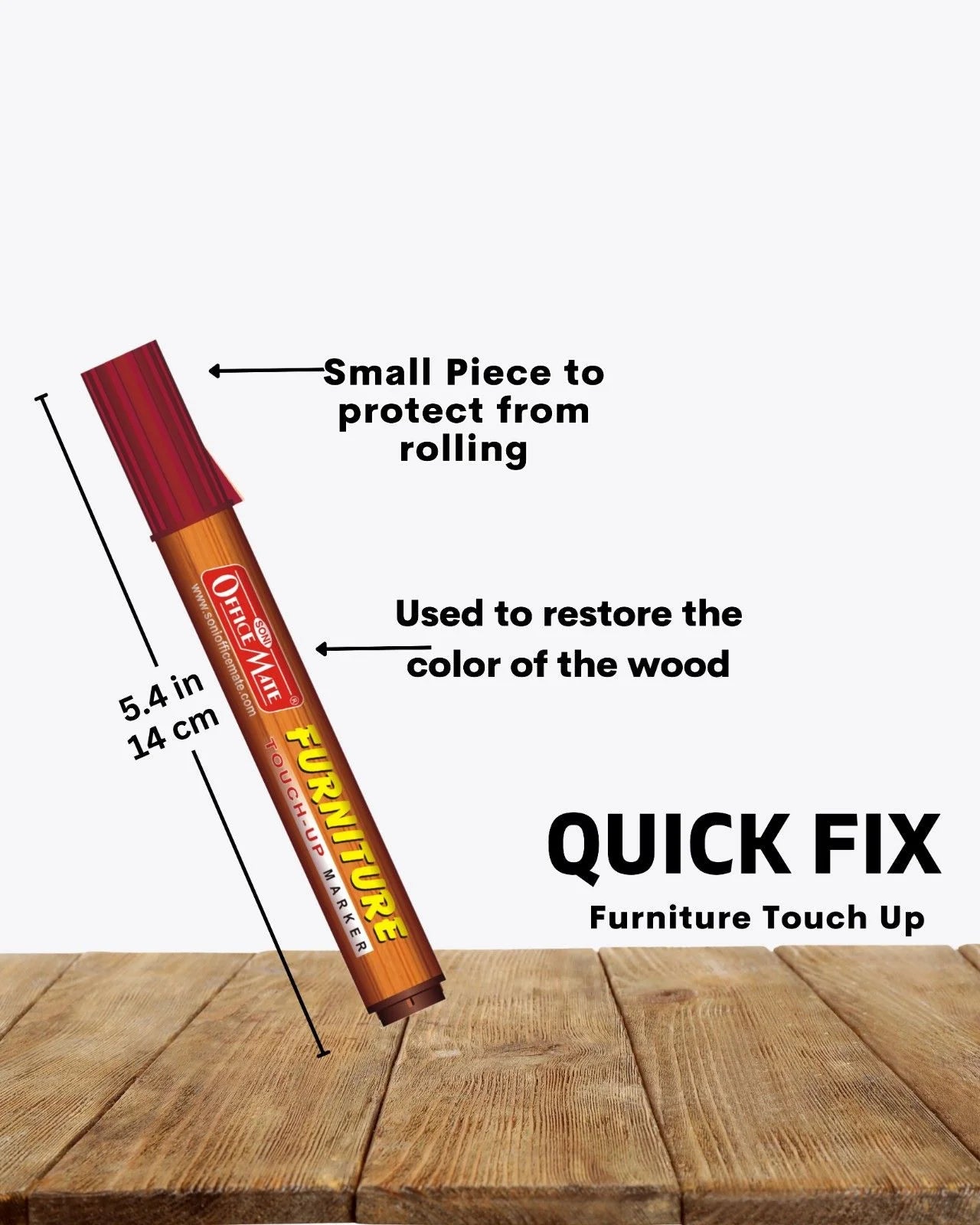 Furniture Markers (10pcs) – Precision Touch-Ups, Rich Wood Tone Colours