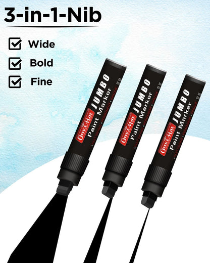 Jumbo Paint Marker (1pcs) – Wide Tip, Non-Toxic, Multi Surface Usage