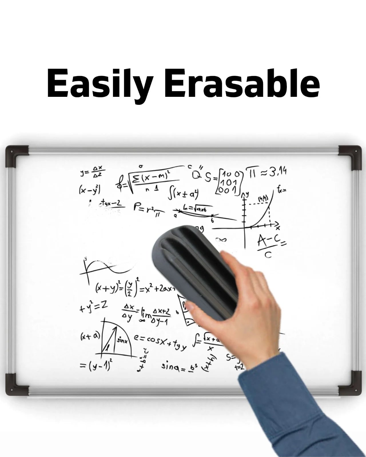 Magnetic Whiteboard Duster with 2 Whiteboard Markers, Ultimate Convenience, Multipurpose