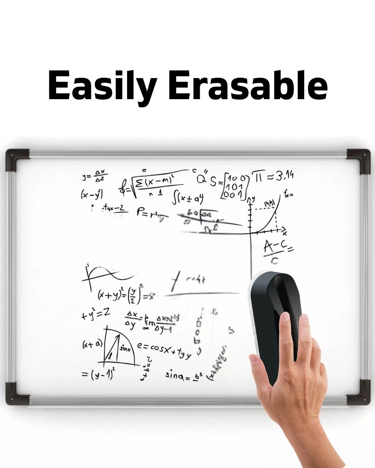 Whiteboard Duster with Single Marker, Ultimate Convenience, Multipurpose