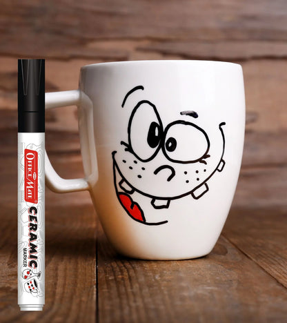 Bullet Tip Ceramic Markers – Ideal for Ceramic Art, Smudge proof Ink