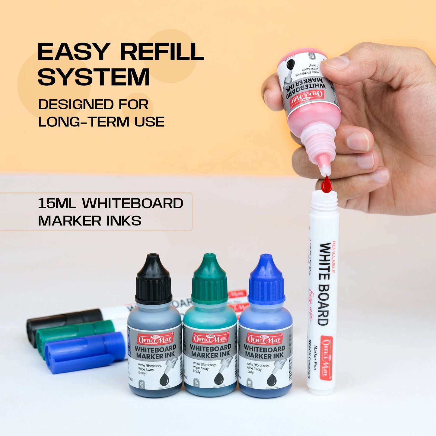 Ultimate Whiteboard Kit, Refillable, Smooth Writing, Easy Erase