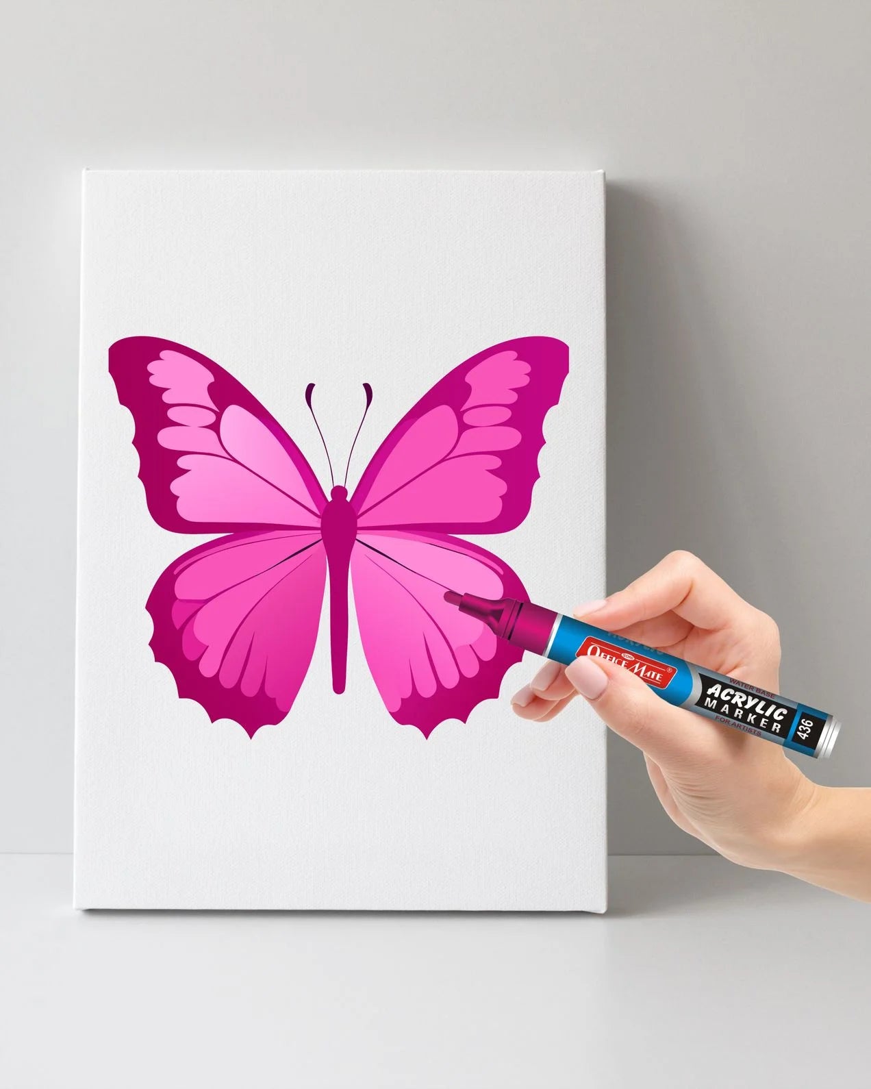 Acrylic Paint Markers (10pcs) Water-Based, Non Toxic, Perfect for Doodling and Sketching