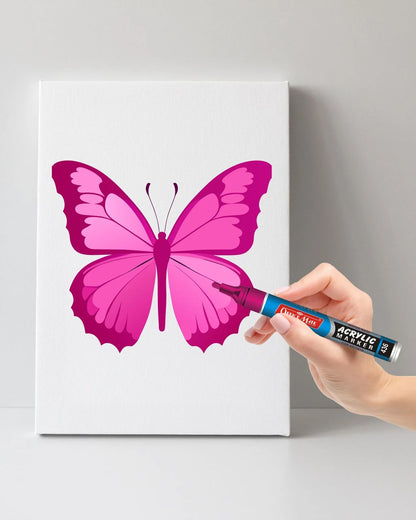 Acrylic Paint Markers (10pcs) Water-Based, Non Toxic, Perfect for Doodling and Sketching