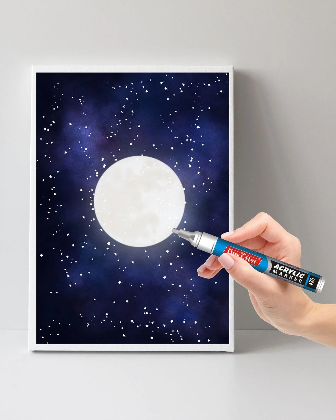 Acrylic Paint Markers (10pcs) Water-Based, Non Toxic, Perfect for Doodling and Sketching