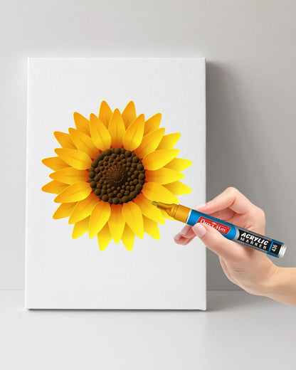 Acrylic Paint Markers (10pcs) Water-Based, Non Toxic, Perfect for Doodling and Sketching