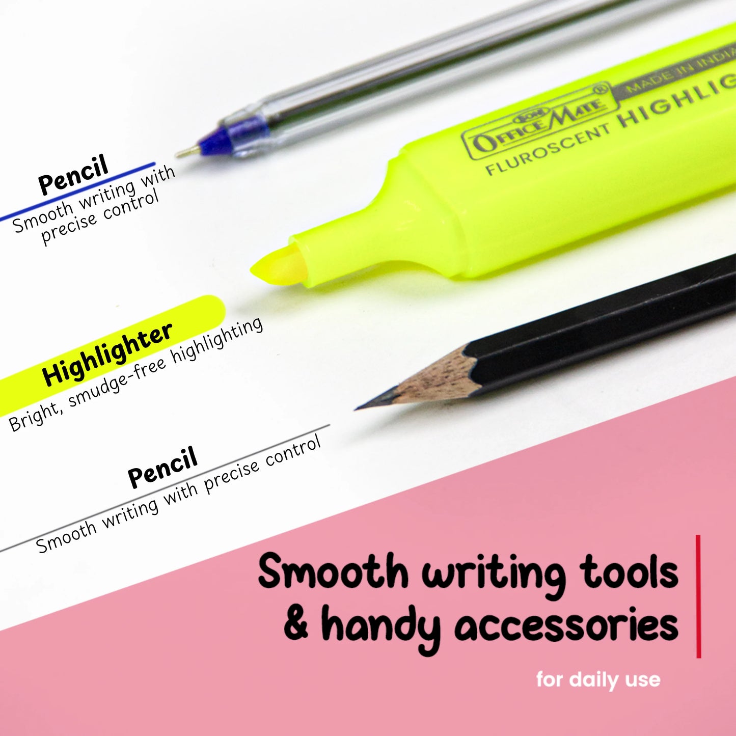 Back to School Kit for Students, Complete School Essentials, Compact & Organized Stationery Set