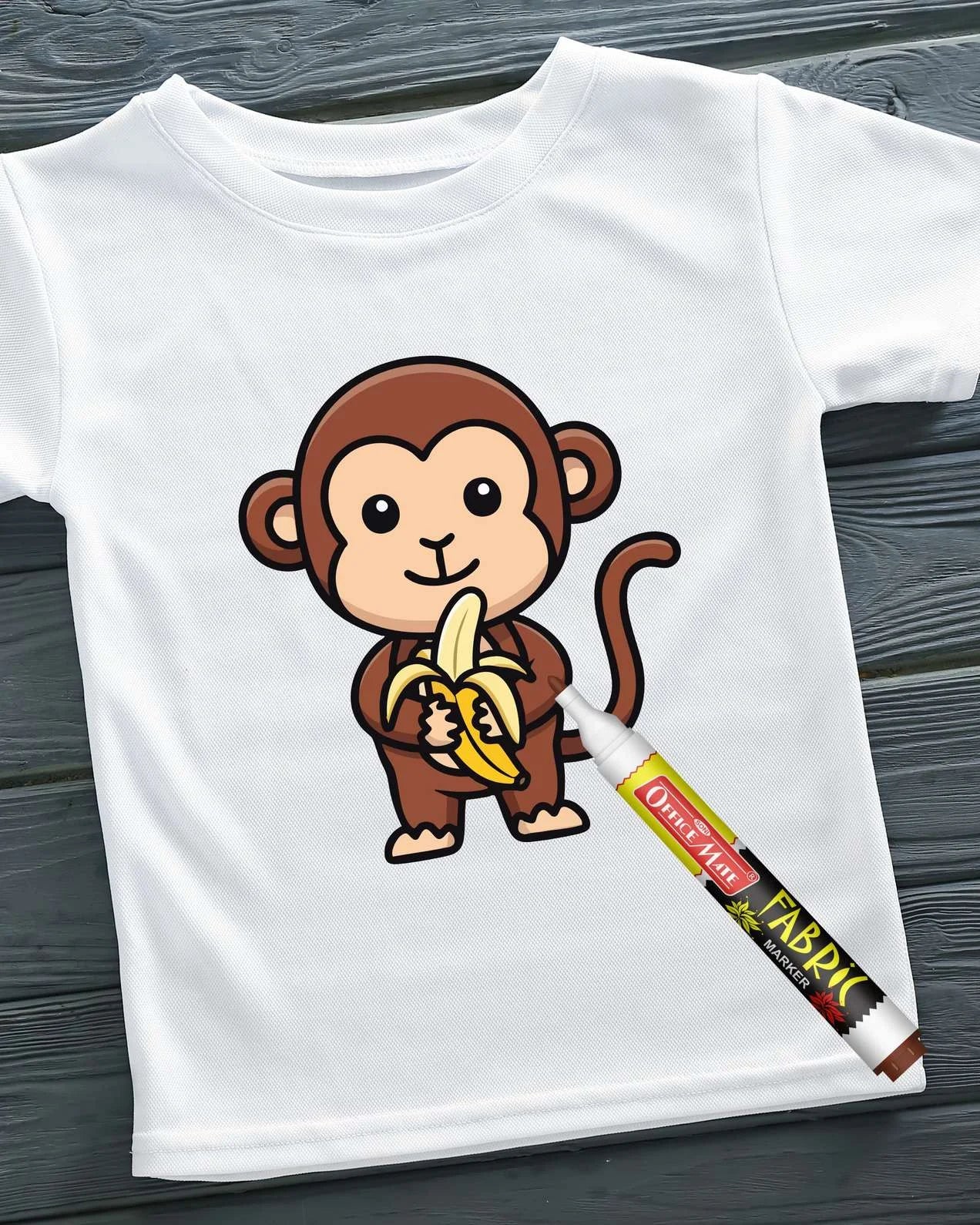 Fabric Markers (10pcs) – DIY Marker, Wash Resistant, Vivid Colours, Works On All Fabric Surfaces