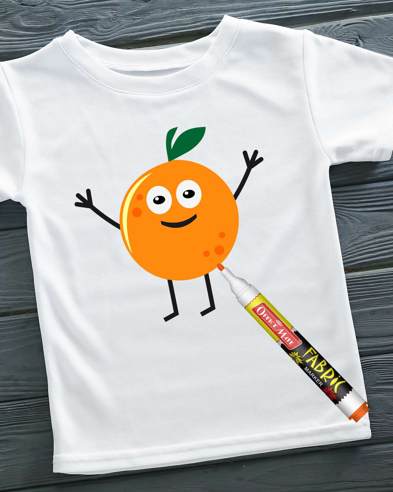 Fabric Markers (10pcs) – DIY Marker, Wash Resistant, Vivid Colours, Works On All Fabric Surfaces