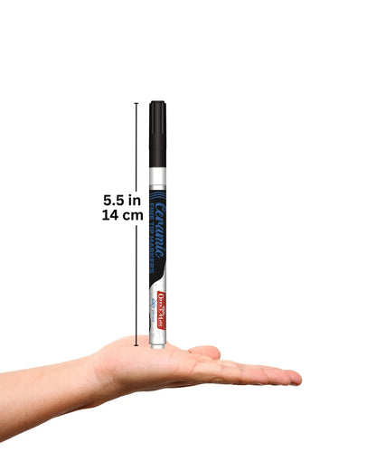 Fine Tip Ceramic Marker Set (10pcs) – Ideal for Ceramic Art, Smudge proof Ink  