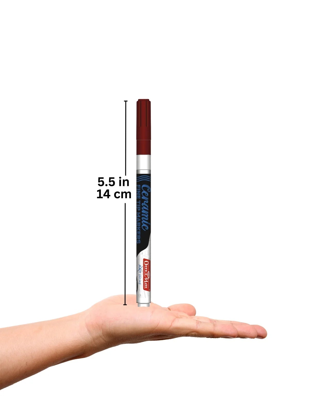 Fine Tip Ceramic Marker Set (10pcs) – Ideal for Ceramic Art, Smudge proof Ink  