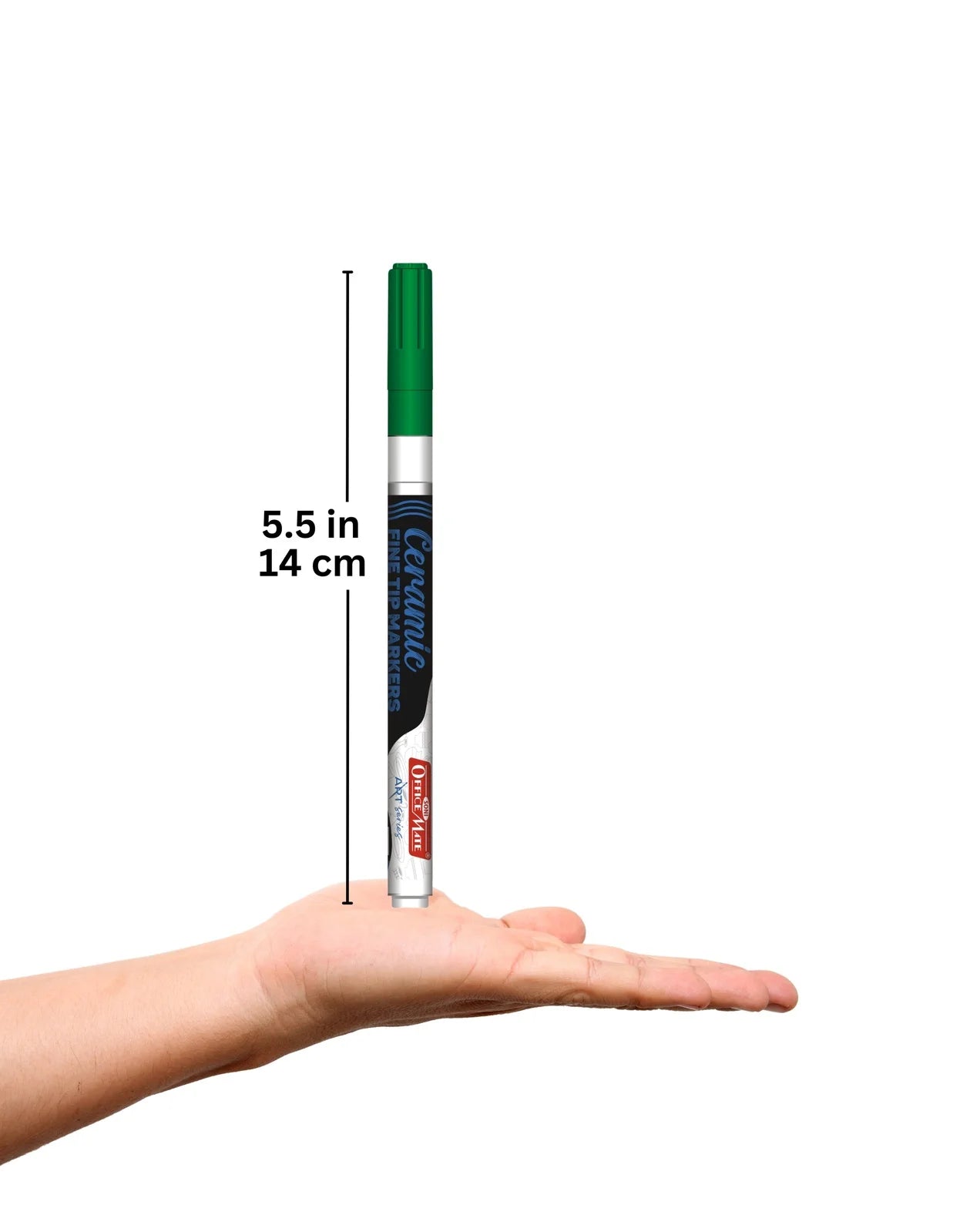 Fine Tip Ceramic Marker Set (10pcs) – Ideal for Ceramic Art, Smudge proof Ink  