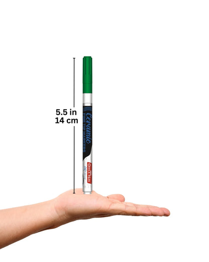 Fine Tip Ceramic Marker Set (10pcs) – Ideal for Ceramic Art, Smudge proof Ink  