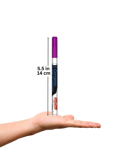 Fine Tip Ceramic Marker Set (10pcs) – Ideal for Ceramic Art, Smudge proof Ink  