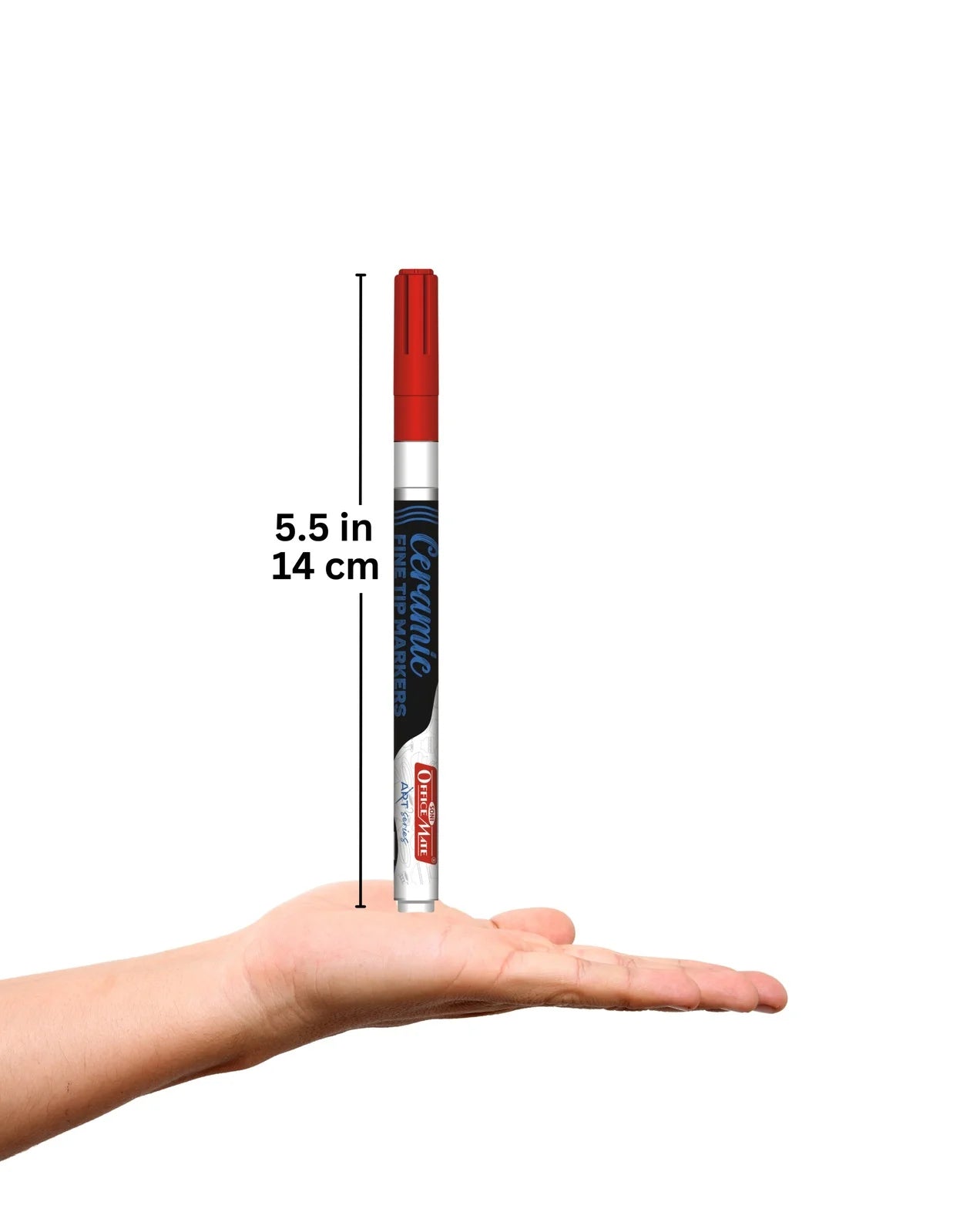 Fine Tip Ceramic Marker Set (10pcs) – Ideal for Ceramic Art, Smudge proof Ink  