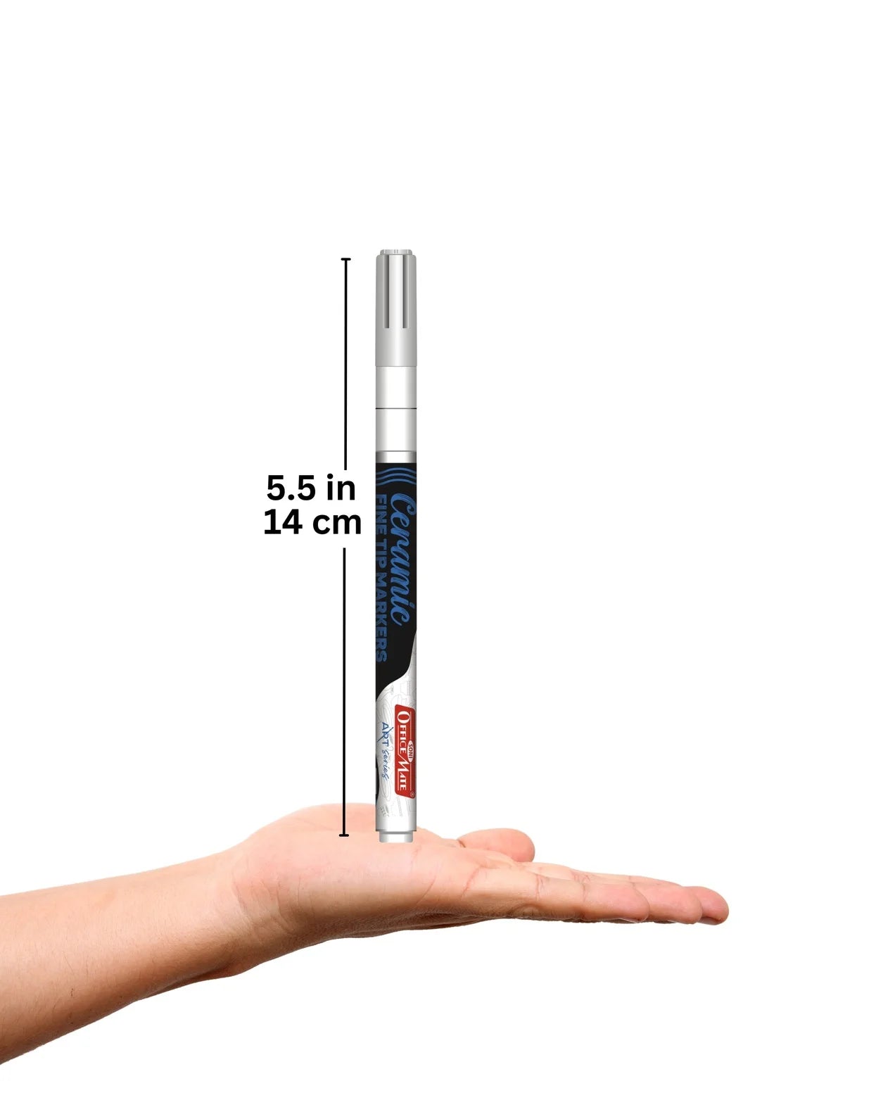 Fine Tip Ceramic Marker Set (10pcs) – Ideal for Ceramic Art, Smudge proof Ink  