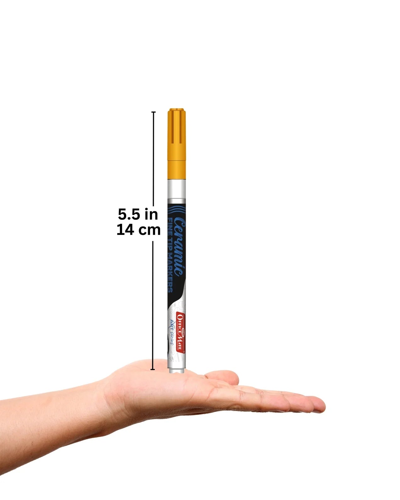 Fine Tip Ceramic Marker Set (10pcs) – Ideal for Ceramic Art, Smudge proof Ink  