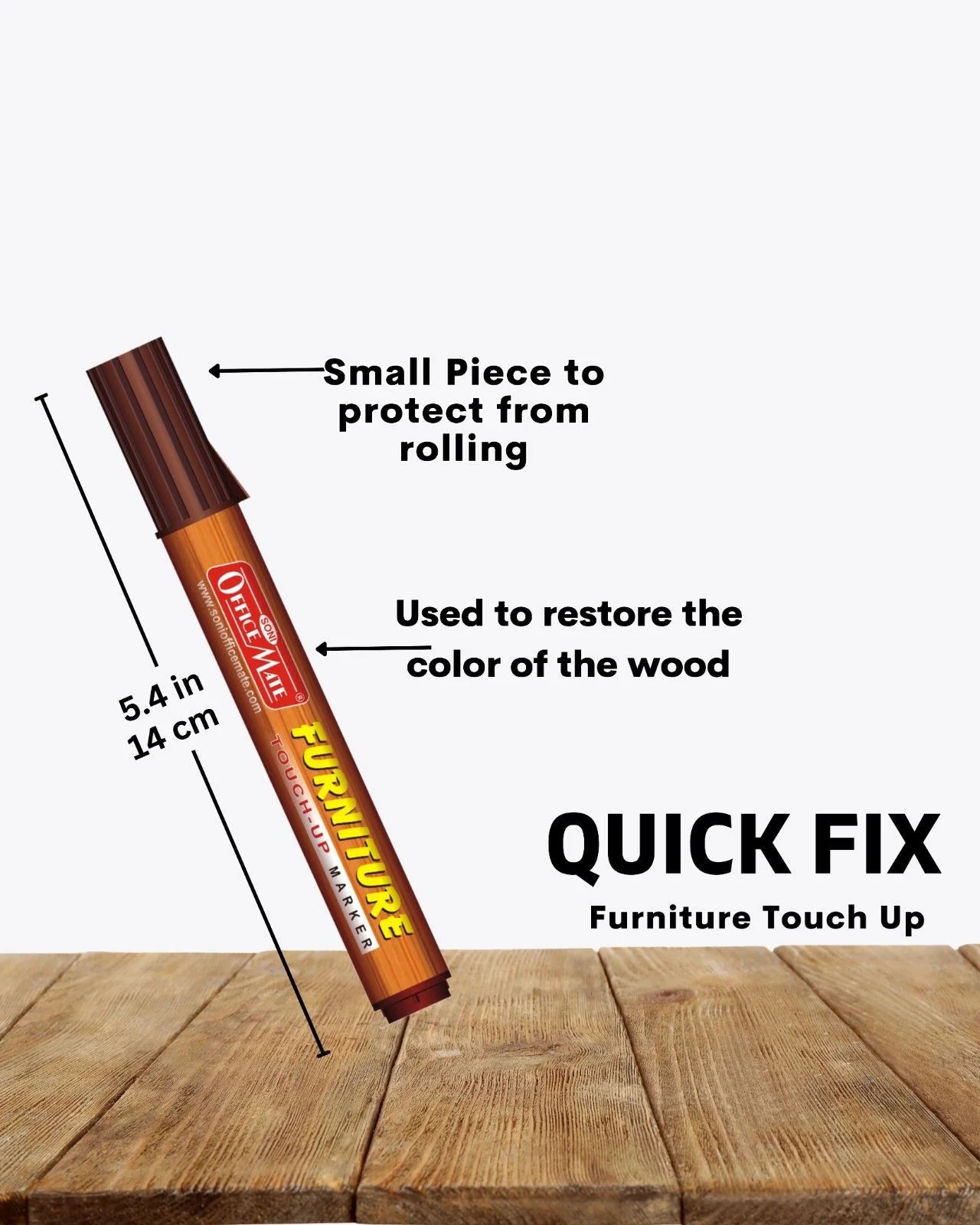 Furniture Markers (10pcs) – Precision Touch-Ups, Rich Wood Tone Colours