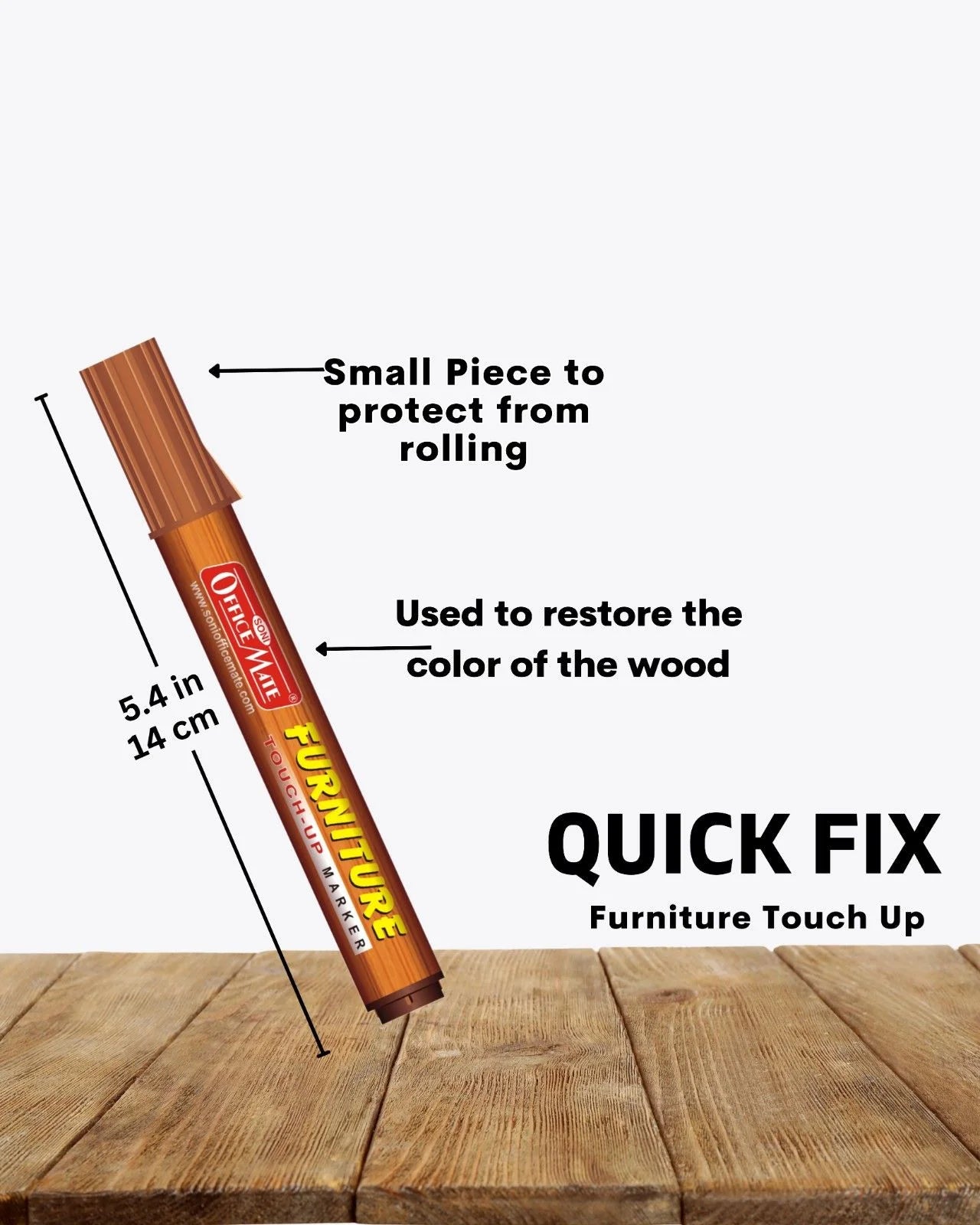 Furniture Markers (10pcs) – Precision Touch-Ups, Rich Wood Tone Colours