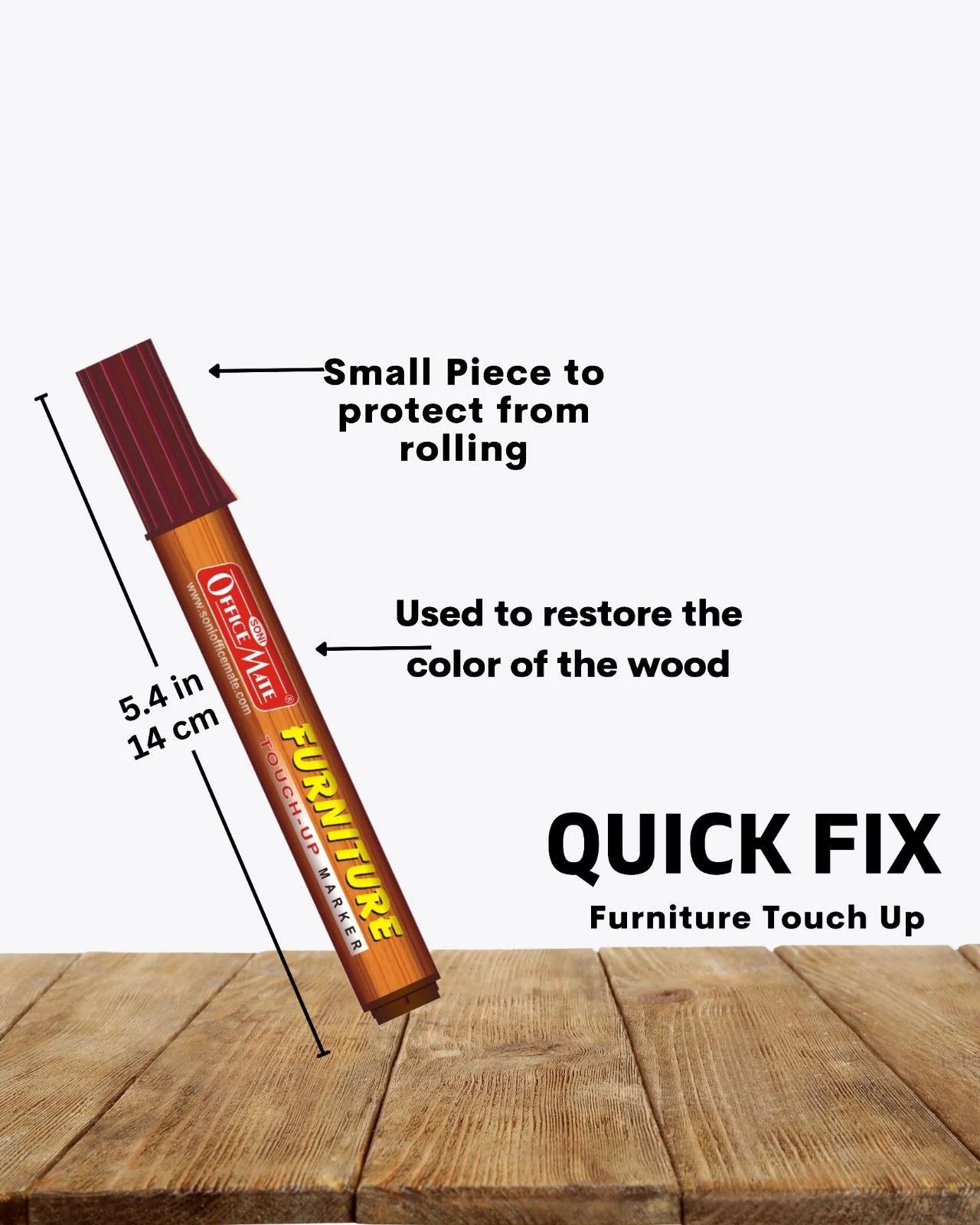 Furniture Markers (10pcs) – Precision Touch-Ups, Rich Wood Tone Colours