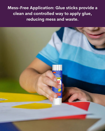 Glue Stick – 8gm, Superior Adhesion, Quick-Drying for School, Office, Crafts, and Home Projects