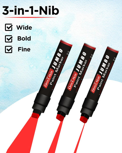 Jumbo Paint Marker (1pcs) – Wide Tip, Non-Toxic, Multi Surface Usage