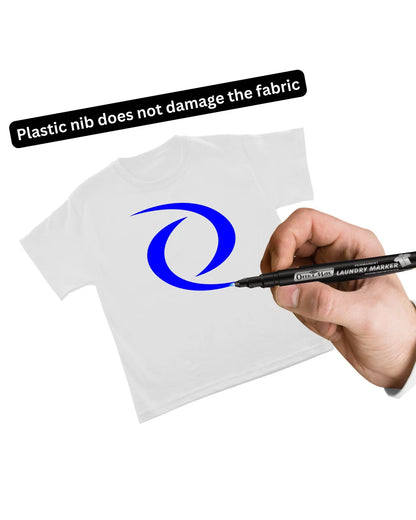 Fine Tip Laundry Markers (10pcs) – Permanent Ink, Non-Toxic, Fade-Resistant